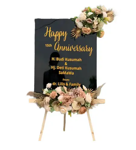 Papan Bunga Akrilik Teupah Barat